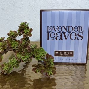 Henri Bendel Lavender Leaves Candle